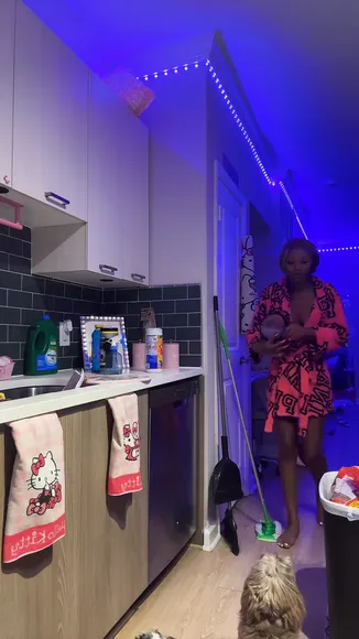 Lasirena_virtual Pink Robe Tease OnlyFans Video Leaked