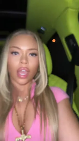 Latto Pink Dress Cleavage OnlyFans Video Leaked