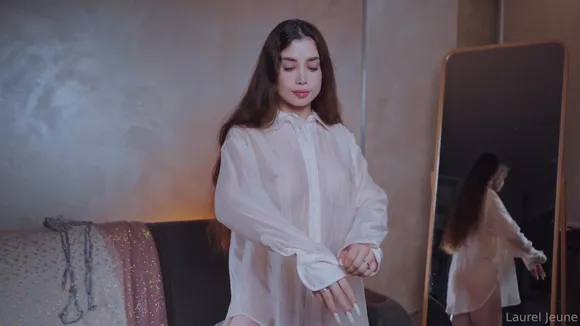 Laureljeune Sheer Mesh Bodysuit Tease OnlyFans Video Leaked