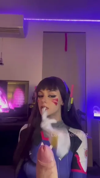 Lavenderhayz Topless Blowjob Tease OnlyFans Video Leaked