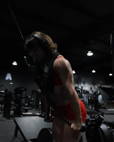Leanbeefpatty Red Shorts Gym Workout OnlyFans Video Leaked