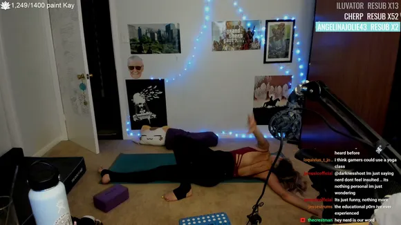 Legendarylea Yoga Mat Floor Stretch OnlyFans Video Leaked