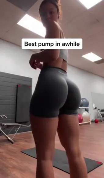 Lexielearmann Tight Gym Shorts Ass OnlyFans Video Leaked