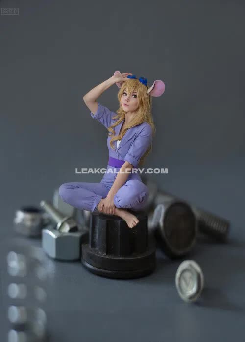 Liechee Purple Jumpsuit Pose OnlyFans Photo Leaked