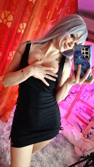 Lien_sue Black Dress Boobs OnlyFans Video Leaked