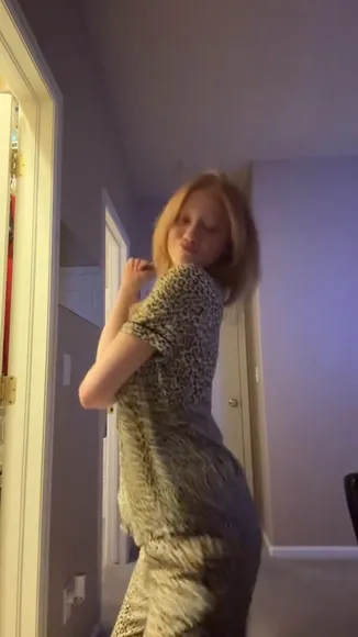 Lifewithmak2005 Leopard Print Pajama Set OnlyFans Video Leaked