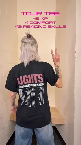 Lights_poxleitner Black Bra And Shorts OnlyFans Video Leaked
