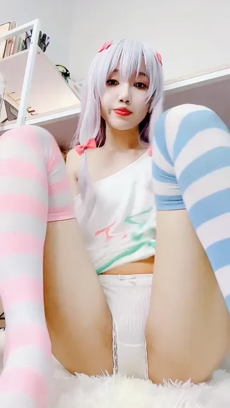 Lilith Striped Stockings Tease OnlyFans Video Leaked