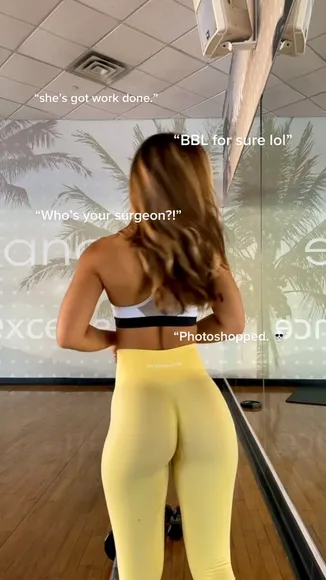Lillymateo Yellow Leggings Ass Pose OnlyFans Video Leaked