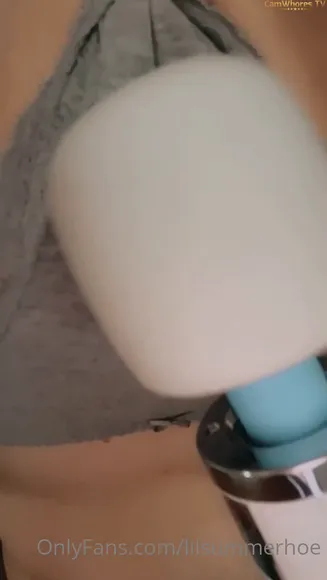Lilsummerhoe Grey Thong Tease OnlyFans Video Leaked