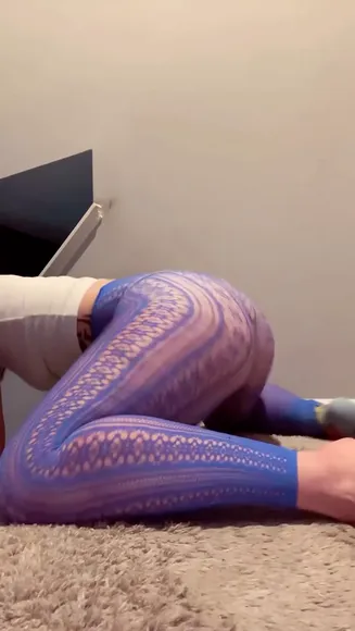 Liquid2000 Sheer Patterned Leggings Ass OnlyFans Video Leaked