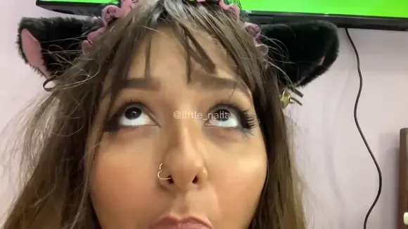 Little_nalla Cat Ear Headband Tease OnlyFans Video Leaked