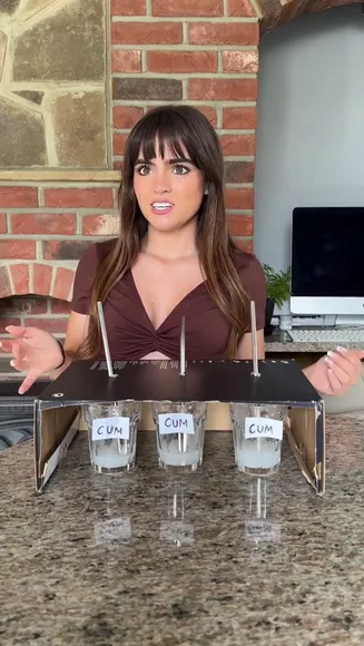 Littleleah100 Drinking From Labeled Cups OnlyFans Video Leaked