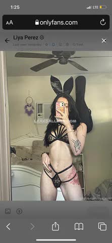 Liyaperez Bunny Ears Thong Pose OnlyFans Photo Leaked