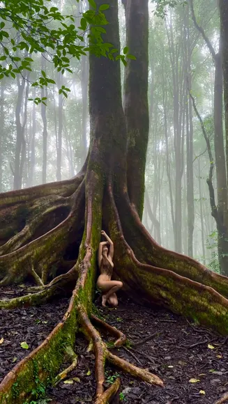 Loless Naked In Tree Roots OnlyFans Video Leaked