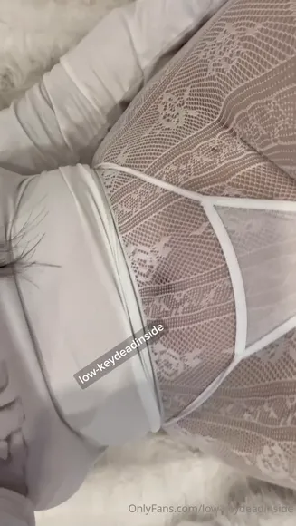 Low Fishnet Thong Tease OnlyFans Video Leaked