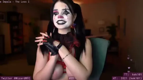 Lunamothx Clown Makeup Ass Twerk OnlyFans Video Leaked