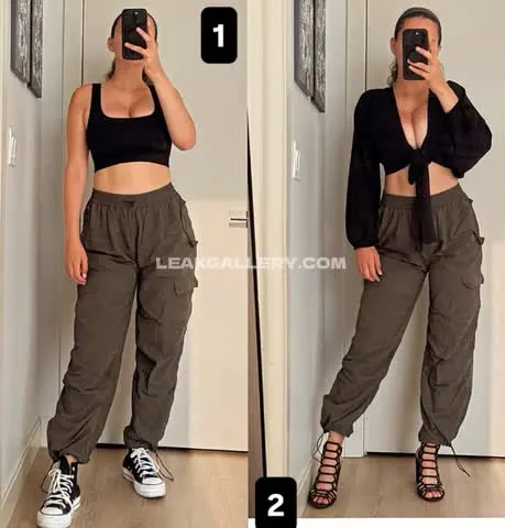 Macbethanie Crop Top and Cargo Pants OnlyFans Photo Leaked