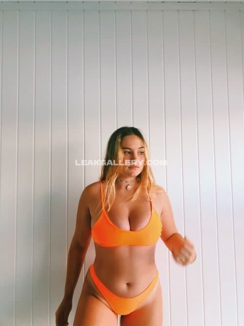 Maddygauks... Orange Bikini Pose OnlyFans Photo Leaked