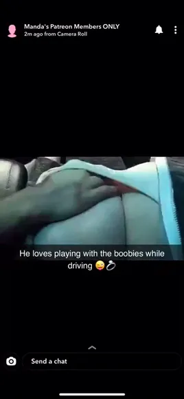 Mandadawn Boobies Play During Drive OnlyFans Video Leaked