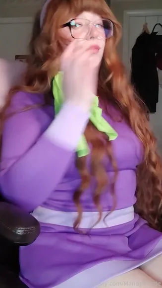 Mandyfrizzle Purple Bodysuit Pussy Play OnlyFans Video Leaked