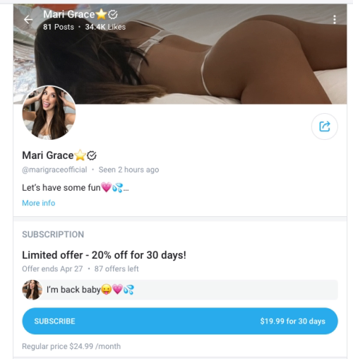 Marigrace Exclusive Leaked Nude OnlyFans #14790307