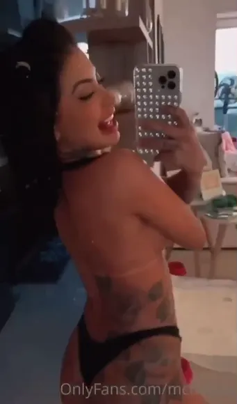 Mcmirella Tattooed Ass In Thong OnlyFans Video Leaked