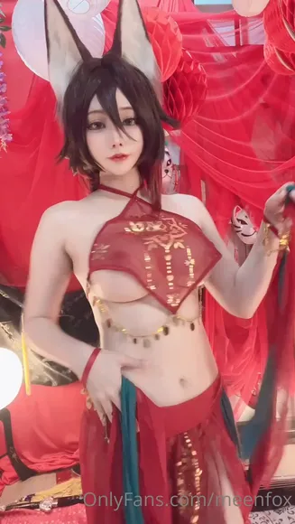 Meenfox Sheer Red Halter Top OnlyFans Video Leaked
