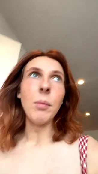 Megan Bitchell Red Gingham Dress Tease OnlyFans Video Leaked