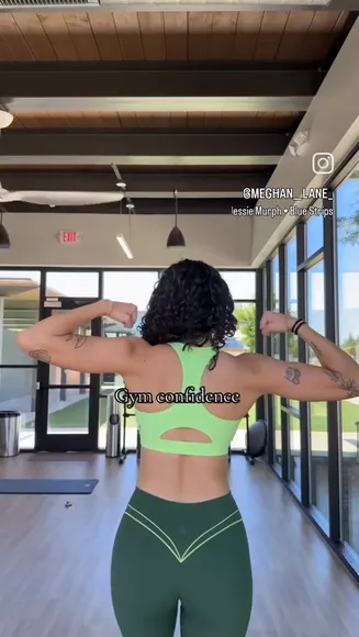 Meghanlane Gym Flexing Pose OnlyFans Video Leaked