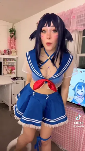Meikasama Sailor Schoolgirl Outfit OnlyFans Video Leaked
