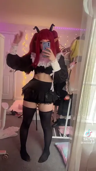 Meikasama Thigh High Stockings Tease OnlyFans Video Leaked