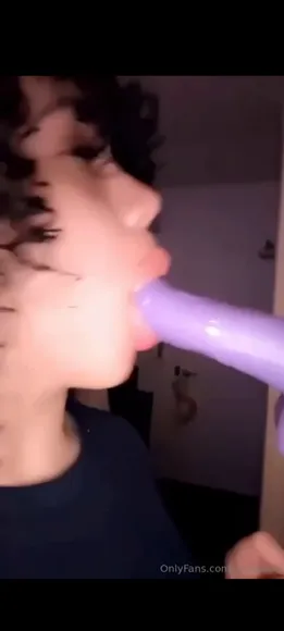 Meldadel Purple Dildo Blowjob OnlyFans Video Leaked
