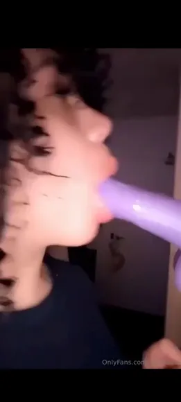Meldadel Purple Dildo Blowjob OnlyFans Video Leaked