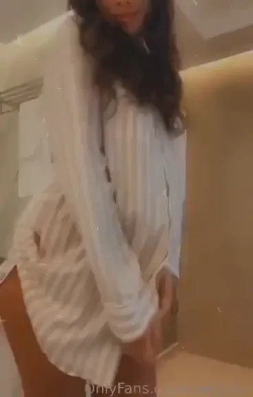 Melimtx Thong Under Striped Shirt OnlyFans Video Leaked