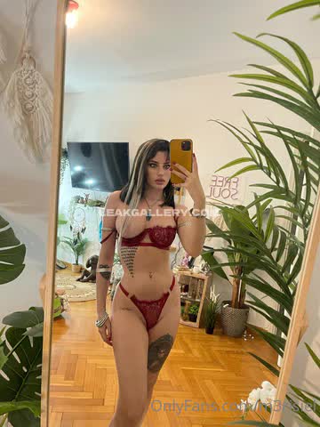 Merisiel_irum Red Lace Lingerie Selfie OnlyFans Photo Leaked