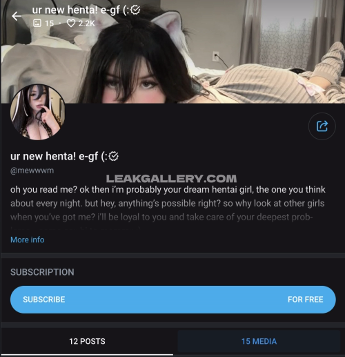 Mewwwm Exclusive Leaked Nude OnlyFans #12320011