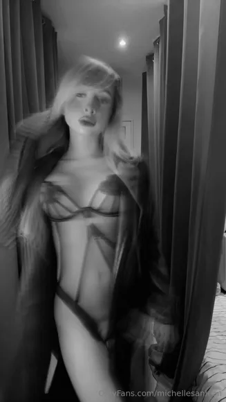 Michell_leon Sheer Lingerie Tease OnlyFans Video Leaked