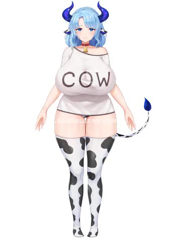 Miilkywayz Cow Print Bodysuit Tease OnlyFans Photo Leaked