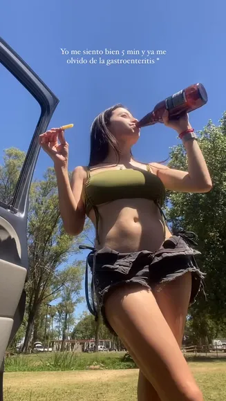Milagros Bikini Top Outdoor Sip OnlyFans Video Leaked