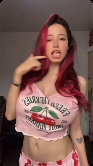 Milagros Cherry Print Crop Top OnlyFans Video Leaked
