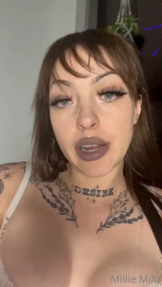 Milliemillz White Lace Bra Tease OnlyFans Video Leaked