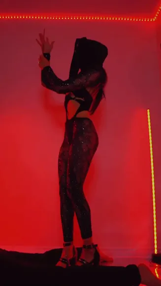 Mimisemaan Sparkly Bodysuit Stripping OnlyFans Video Leaked