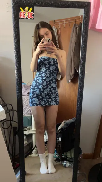 Minecraft_slump Floral Dress Mirror Selfie OnlyFans Video Leaked