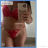 Mishelkaren_ppvfree Red Lingerie Selfie OnlyFans Photo Leaked