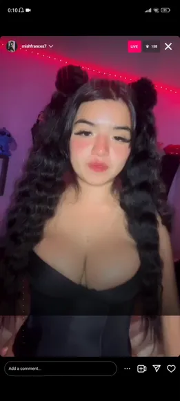 Mishf_rances Black Corset Cleavage OnlyFans Video Leaked