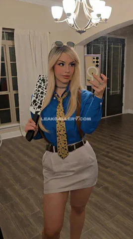 Missheatherbby Leopard Tie Schoolgirl OnlyFans Photo Leaked