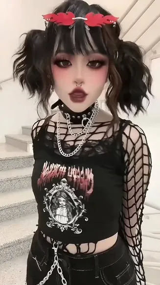 Mistykittyyy Fishnet Top Tease OnlyFans Video Leaked