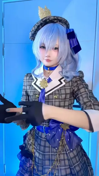 Mochimochi_nn Plaid Schoolgirl Outfit OnlyFans Video Leaked