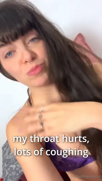 My Bad Reputation Purple Lace Bra Tease OnlyFans Video Leaked